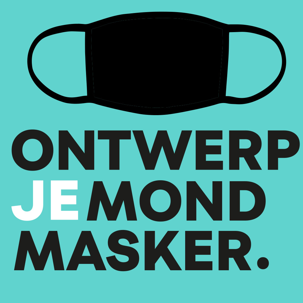 Ontwerpjemondmasker Be