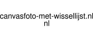 Canvasfoto-met-wissellijst.nl